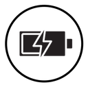 Charging battery icon