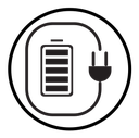 Charging battery icon