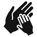Charity for children icon