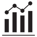 Chart Black Filled icon