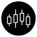 Chart candlestick icon