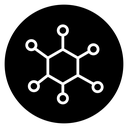 Chart connected icon