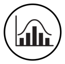 Chart histogram icon
