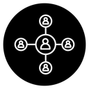 Chart network 2 icon