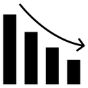 Chat arrow down icon