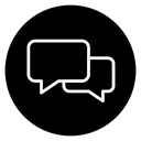 Chat bubble icon