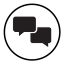 Chat bubble icon