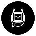 Chatbot speech bubble 2 icon