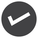 Check Black Filled icon