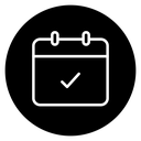 Check in calendar icon