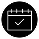 Check in calendar icon