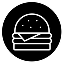 Cheese burger icon