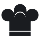 Chef hat 3 icon