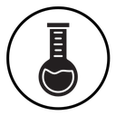 Chemical flask icon