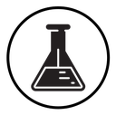 Chemical flask icon