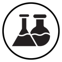 Chemistry Black Filled icon