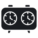 Chess clock icon