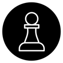 Chess pawn icon