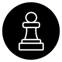 Chess pawn icon