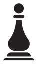 Chess pawn icon