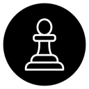 Chess pawn icon