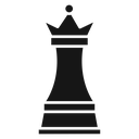 Chess queen icon