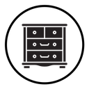 Chest of drawers icon