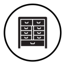 Chest of drawers icon