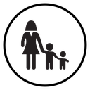 Child custody icon