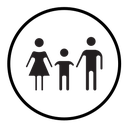 Child custody icon
