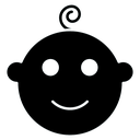 Child head icon