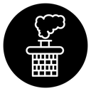Chimney smoke icon