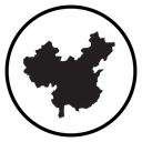 China Map Circle icon