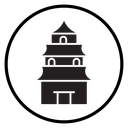 Chinese temple icon