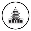 Chinese temple icon