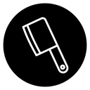 Chopper knife icon