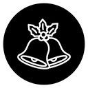 Christmas bells icon