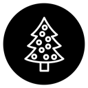 Christmas tree icon