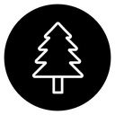 Christmas tree 3 icon