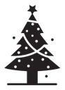 Christmas tree icon