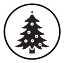 Christmas tree icon