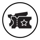 Cinema ticket icon