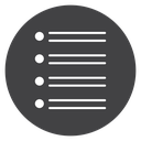 Circle Bullet List icon
