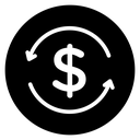 Circulation of money icon