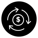 Circulation of money icon