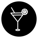 Citrus Martini glass icon