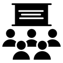 Classroom Board Students icon