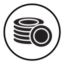 Clean stack plates icon