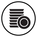 Clean stack plates icon