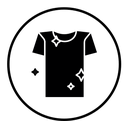Clean t-shirt icon